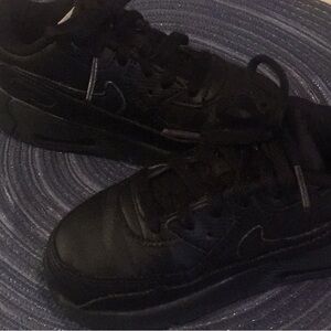 NIKE Black Kids AIRMAX 90 Athletic Sneakers SZ 10C